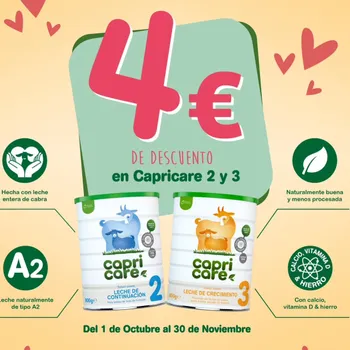 Capricare 4€ dte