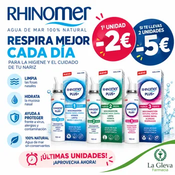 ¡Rhinomer Plus+ de oferta! Ahorra hasta 5 €