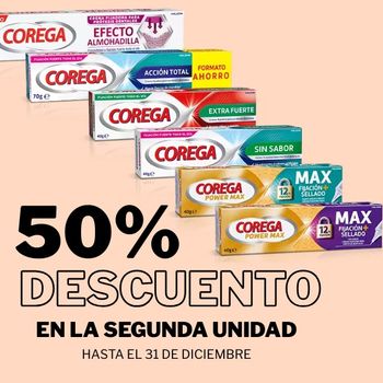 LA 2A UNIDAD DE COREGA AL 50% DE DESCUENTO