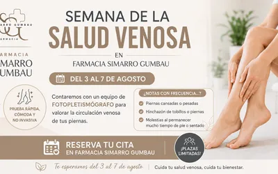 SEMANA DE LA SALUD VENOSA EN LA FARMACIA SIMARRO GUMBAU
