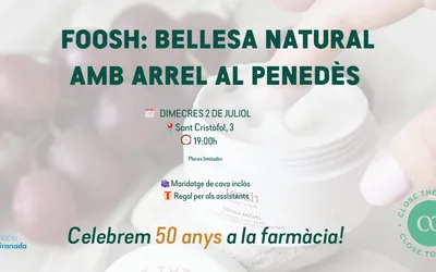 Maridatge de cava amb Foosh: bellesa natural amb arrel al Pened&egrave;s