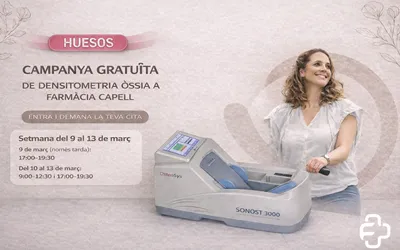Campanya gratu&iuml;ta de densitometria &ograve;ssia a la Farm&agrave;cia Capell