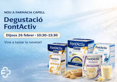 Degustaci&oacute; de FontActiv a Farmacia Capell