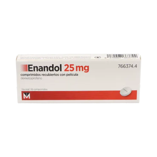 Enandol 25 mg 16 comprimidos recubiertos