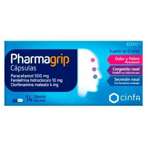 Pharmagrip 14 capsulas