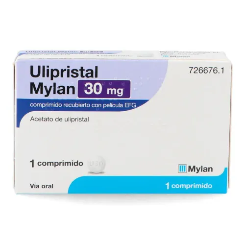 Ulipristal mylan efg 30 mg 1 comprimido recubierto