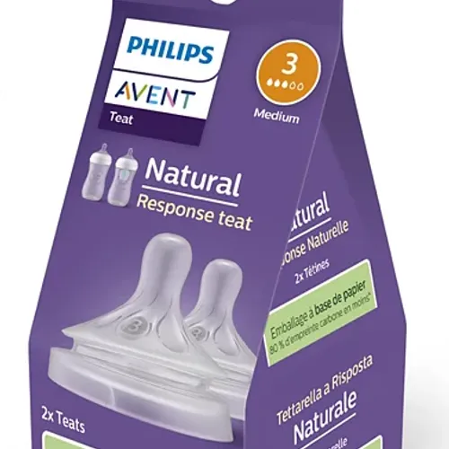 Philips avent 2 tetinas flujo medio