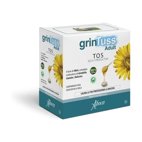 Grintuss adult con poliresin 20 comprimidos