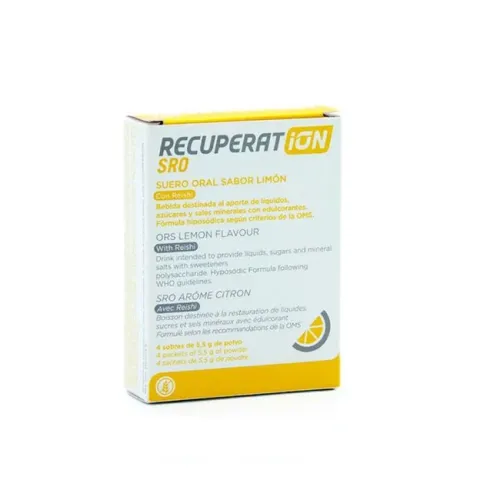 Recuperat-ion suero oral s.r.o. 4 sobres sabor l
