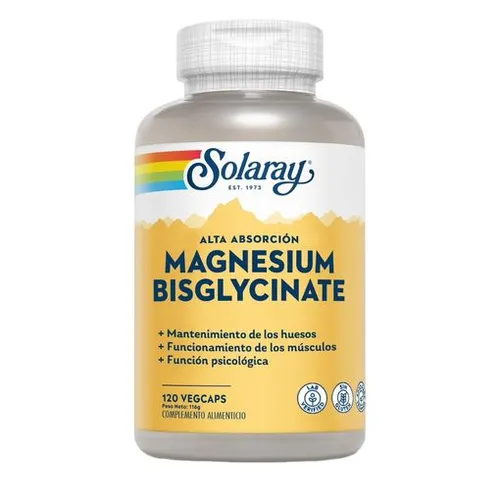 Solaray magnesio bisglycinato 120 caps