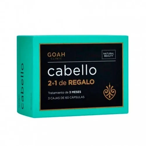 GOAH CLINIC PACK CABELLO (2+1) 180 CAP