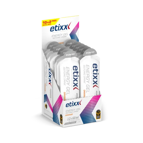 Gel energético isotónico 12x60ml - naranja