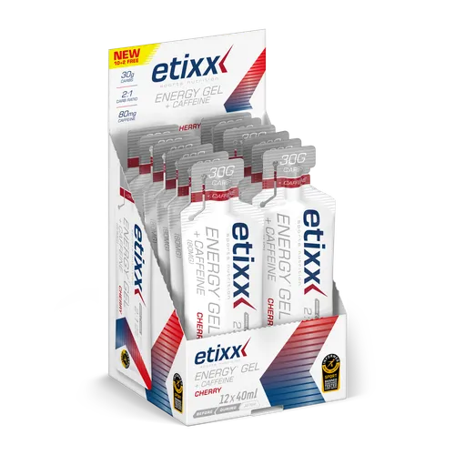 Gel energético + cafeína 12x40ml - cereza