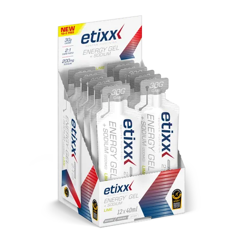 Gel energético + sodio 12x40ml - lima
