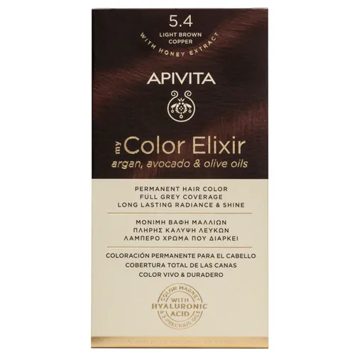 Apivita hair color kit n5.4