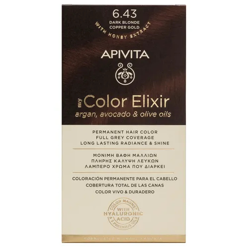 Apivita hair color kit n6.43