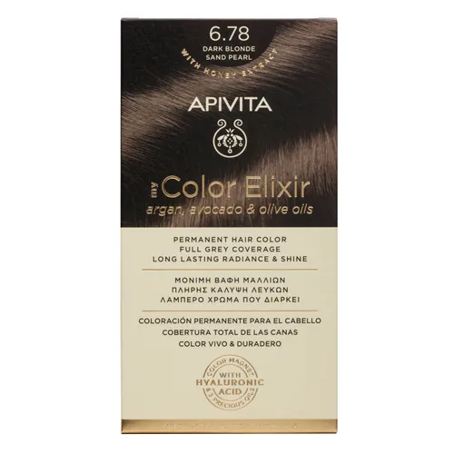 Apivita hair color kit n6.78