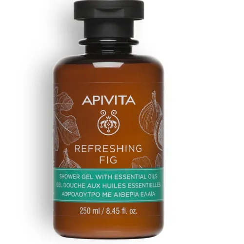Apivita gel de baño refreshing fig 250ml