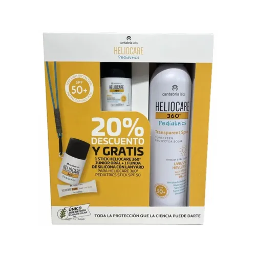 Helio 360 pack pediatric stick + trans. spray