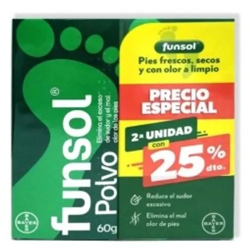 Funsol Polvo Duplo 2x60g