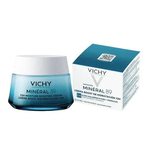 Vichy Mineral 89 Crema Boost De Hidratación Ligera 72h 50ml