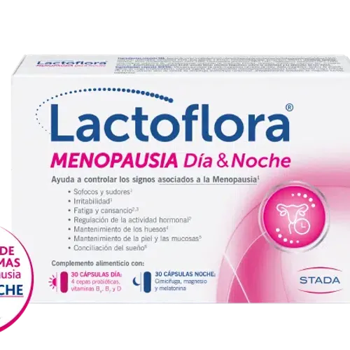 Lactoflora Menopausia Día&Noche 30 Cápsulas