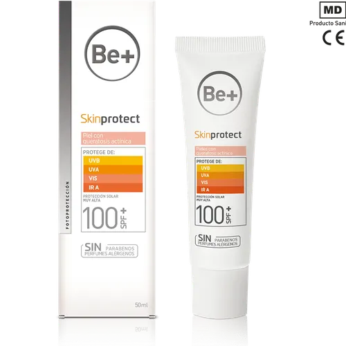 Fotoprotector BE+ Skinprotect Queratosis act SPF 100+ Fluido