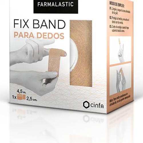Farmalastic Fixband para dedos color carne