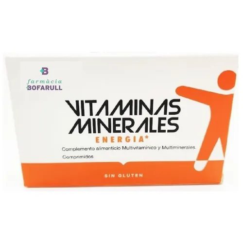+B VITAMINAS Y MINERALES ENERGIA 30 COMPRIMIDOS