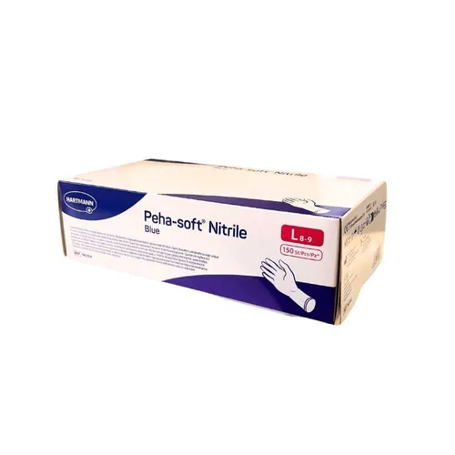 Guantes de nitrilo desechables hartmann 100 unidades talla l