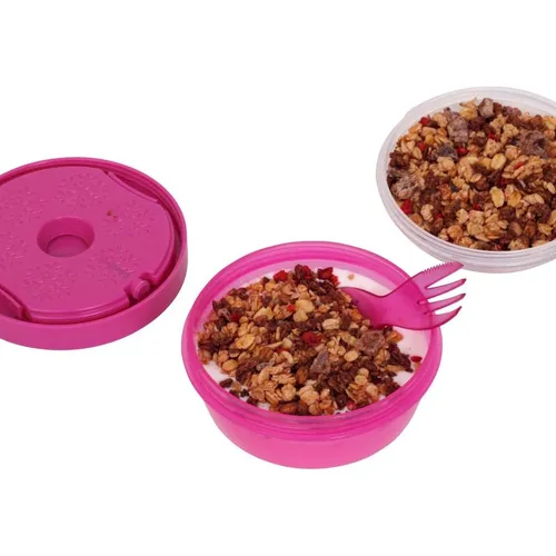 Caja Almuerzo con Tapa Refrigerante N'ice Cup Purple