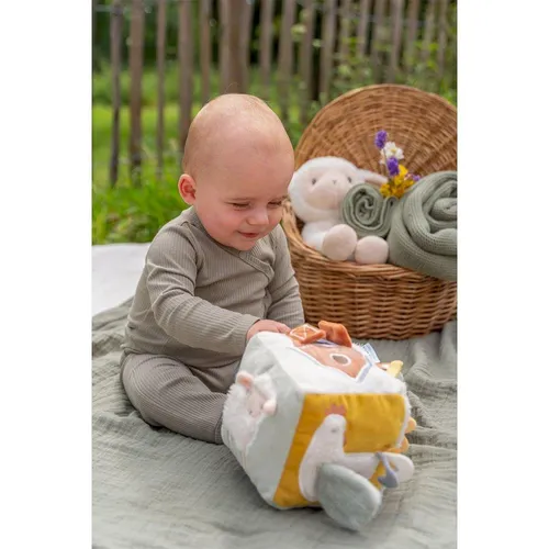 Cubo Blandito de Actividades Little Farm Little Dutch