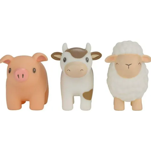 Set Tres Muñecos para Baño Little Farm Little Dutch