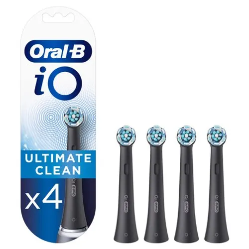 Oral-B iO Recambios cepillo eléctrico Negro - Pack de 4