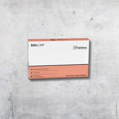 Solcap Vitasfarma Roberto Gimeno 30 cápsulas con tecnología softgel