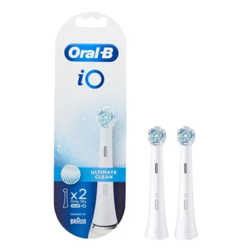 Oral B iO Recambio cepillo eléctrico Blanco 2 Unidades