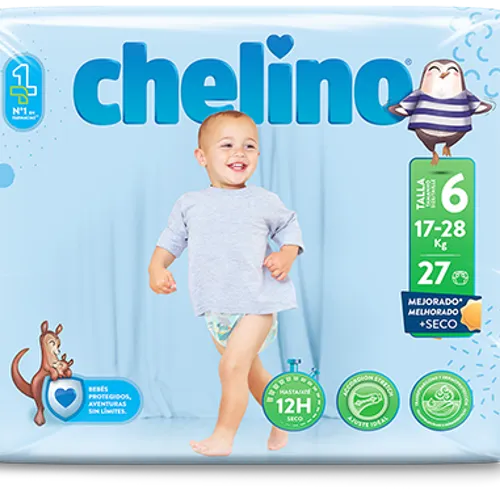 Chelino Pañal Inf T/6 17-28 Kg 27 Un