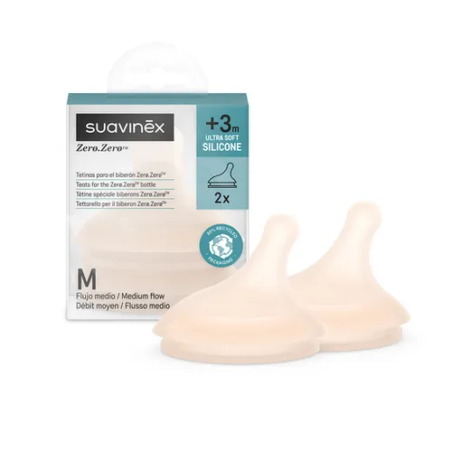 Suavinéx Tetinas Zero Antic Sili Flujo medio M +3M