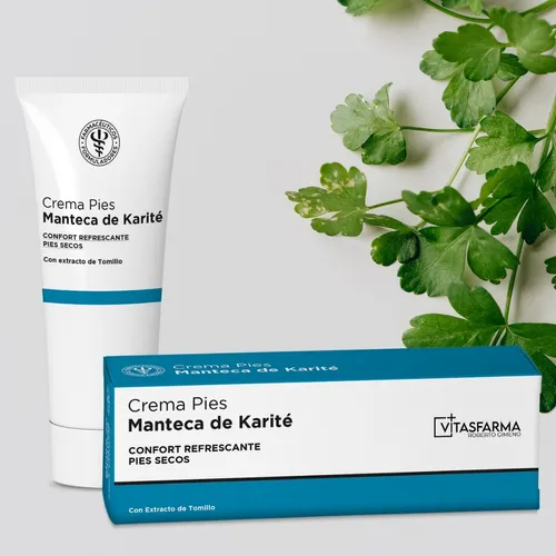 Crema Pies Manteca de Karité 100 ml Vitasfarma Roberto Gimeno