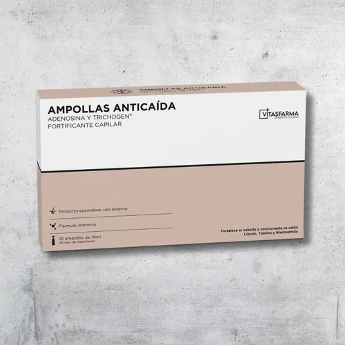 Ampollas anticaída Vitasfarma Roberto Gimeno