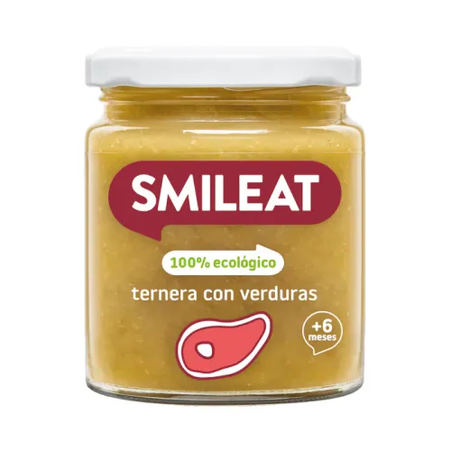 Smileat Tarrito Ternera con verduras 230 g