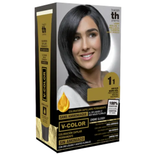 Kit Tinte en casa TH pharma 11 negro azul