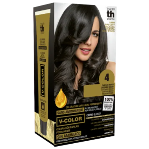 Kit Tinte en casa TH pharma 4 castaño medio