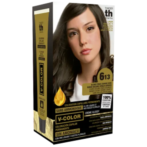 Kit Tinte en casa Th pharma 613 rubio oscuro ceniza dorado