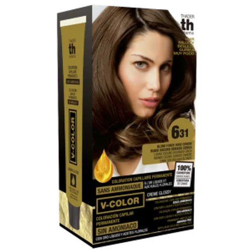 Kit Tinte en casa Th pharma 631 rubio oscuro dorado ceniza