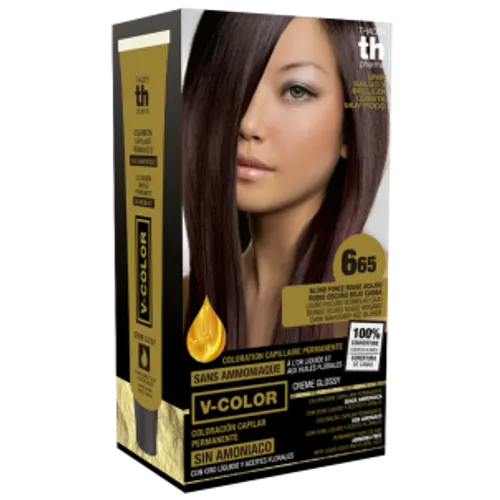 Kit Tinte en casa Th pharma 665 rubio oscuro rojo caoba