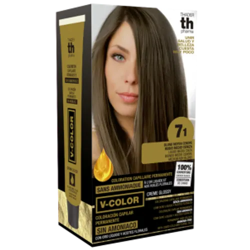 Kit Tinte en casa TH pharma 71 rubio medio ceniza