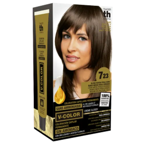 Kit Tinte en casa TH pharma 723 rubio medio perla dorado