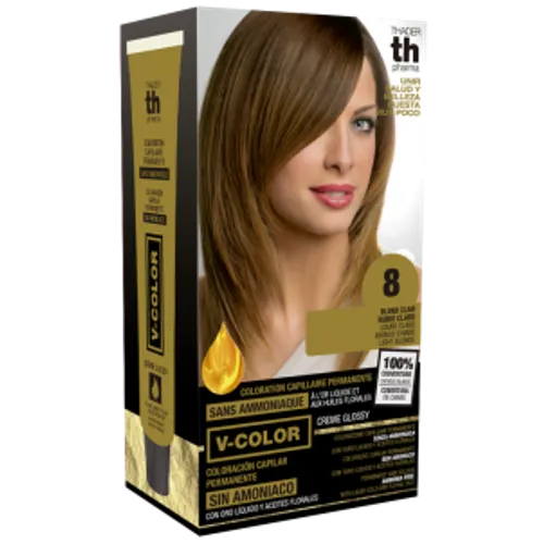 Kit Tinte en casa TH pharma 8 rubio claro