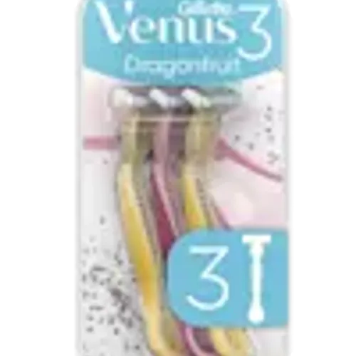 Maquinilla de depilación desechable Venus 3 Dragonfruit